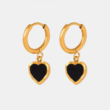 18K Gold-Plated Heart Drop Earrings Earrings
