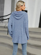 Half Button Long Sleeve Hooded Top Woman Sweatshirts