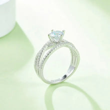 1 Carat Moissanite 925 Sterling Silver Ring Fine Jewelry
