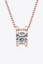 Moissanite 925 Sterling Silver Necklace Rose Gold One Size Necklaces