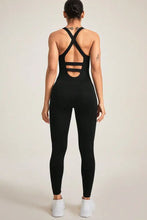 Crisscross Wide Strap Jumpsuit Woman Activewear