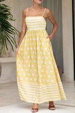 Polka Dot Square Neck Cami Dress Casual Dresses