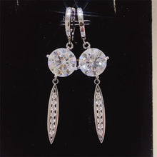 10 Carat Moissanite 925 Sterling Silver Earrings Earrings