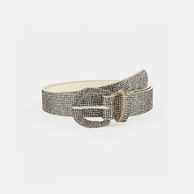 Sequin PU Leather Belt Belts