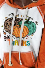 Graphic Drawstring Long Sleeve Hoodie Woman Sweatshirts