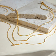18K Gold-Plated Layered Necklace Fashion Jewelry