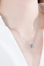 Moissanite Round Pendant Chain Necklace Necklaces
