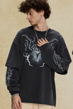 Men's Round Neck Graphic T-Shirt Mens Tops