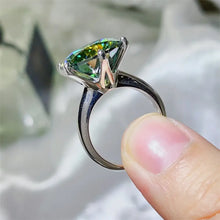 10 Carat Moissanite 925 Sterling Silver Ring Fine Jewelry
