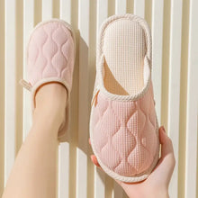 Round Toe Flats Slippers Pink Woman Slippers