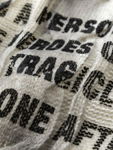 Men's Distressed Letter Round Neck Sweater Mens Tops