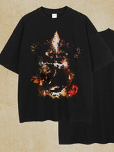 Men's Graphic Round Neck Half Sleeve T-Shirt Mens Tops