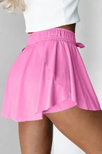Drawstring High Waist Lined Active Skorts Woman Activewear