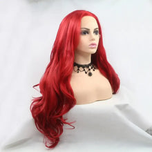 13*3" Lace Front Wigs Synthetic Long Wavy 24" 130% Density Hair