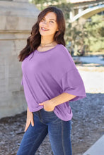 Basic Bae Bamboo Purple Top and Jeans Outfit for Women Woman T Shirts