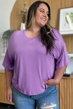 Basic Bae Bamboo Purple Top and Jeans Outfit for Women Woman T Shirts