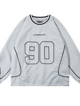 Men's Number 90 Oversized Sweatshirt Mens Tops