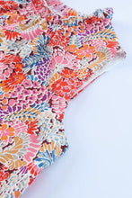 Floral Mock Neck Tank Top Tanks & Camis