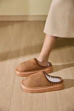 Thermal Round Toe Platform Slippers Woman Slippers