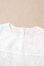 Floral Eyelet Embroidered Sleeveless Shift Dress Woman Dress