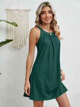 Round Neck Sleeveless Mini Dress Casual Dresses