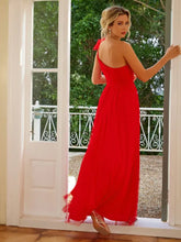 Cutout Slit Single Shoulder Maxi Dress Maxi Dresses