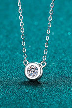 Moissanite Round Pendant Chain Necklace Necklaces