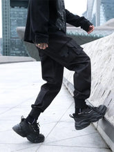 Men's Plus Size Cargo Jogger Pants with Multi Pockets Woman Sweatpants