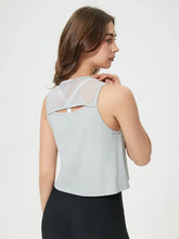 Millennia Round Neck Cropped Active Tank Woman Activewear