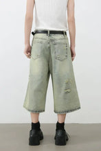 Men's Distressed Loose Denim Shorts Denim Shorts