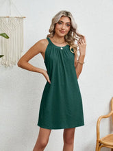 Round Neck Sleeveless Mini Dress Casual Dresses