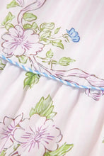 Printed Tie Neck Short Sleeve Mini Dress Woman Dress