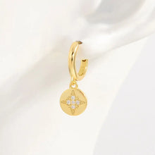 925 Sterling Silver Inlaid Zircon Earrings Earrings