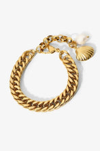 18K Gold-Plated Curb Chain Bracelet Gold One Size Necklaces
