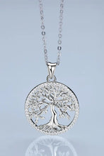 Adored 925 Sterling Silver Moissanite Tree Pendant Necklace Necklaces