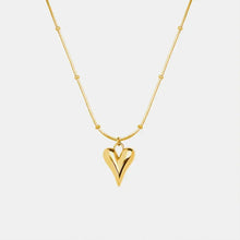 Titanium Steel Heart Pendant Necklace Necklaces