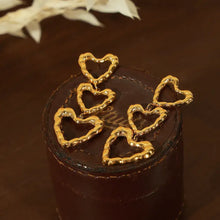 Titanium Steel Heart Earrings Earrings