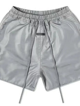 Men's Plus Size Drawstring Shorts with Pockets Dark Gray Mens Bottoms