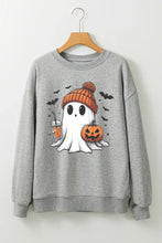 Ghost Round Neck Long Sleeve Sweatshirt Woman Sweatshirts