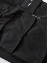 Men's Plus Size Casual Cargo Joggers with Elastic Cuffs Woman Sweatpants