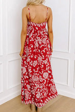 Floral Printed Spaghetti Strap Empire Waist Maxi Dress Woman Maxi Dress