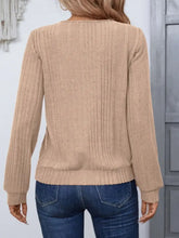 Beige Ribbed Knit Top for Women Woman T Shirts