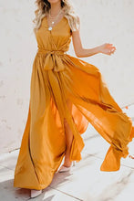Surplice Tie Waist Maxi Dress Woman Maxi Dress