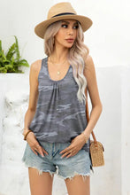 Floral Scoop Neck Tank Top Tanks & Camis