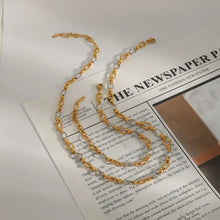 Two-Tone Chain Link Jewelry Set Fashion Jewelry