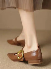 Point Toe Block Heels Slip-Ons Woman Loafers