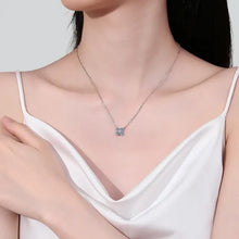 1.26 Carat Moissanite 925 Sterling Silver Geometric Shape Pendant Necklace Silver One Size Necklaces