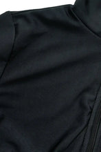 Long Sleeve Olive Green and Black Modest Swimsuit for Women Swimwear