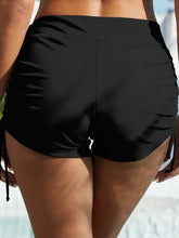 Black Drawstring Swim Shorts Swim Bottoms