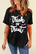 Black Halloween Themed Womens T Shirt Cotton Blend Woman T Shirts